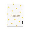 Kaart Kusje | Goudfolie LIMITED EDITION