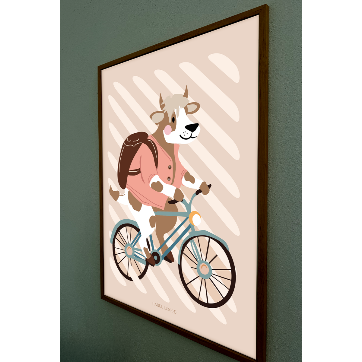 Poster Kinderzimmer - Koetje Suusie Nutztier