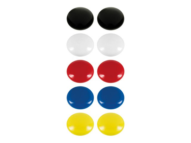 Pacco coordinato Magnetet Westcott al 10st. Ø 25mmx11,8mm, capsula da 300g: 4-6 vel 80gr. carta
