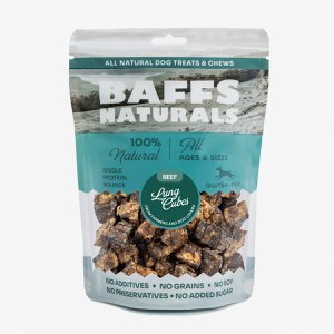 BAFFS NATURALS BEEF LUNG CUBES