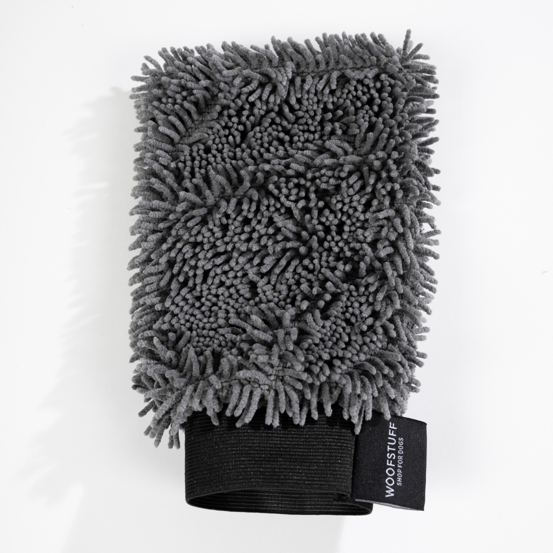 Hunde-Trockenhandschuh Quick Dry Graphit