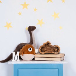 Wooden Piggy Bank Motorcykel (M/L, 3 farver)
