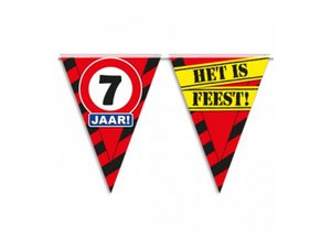 Paperdreams Party-Flagge – 7 Jahre