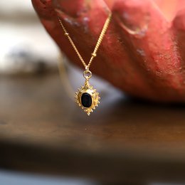 Onyx Anhänger Halskette