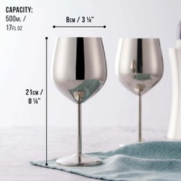 Vino in vetro argento 4x50cl