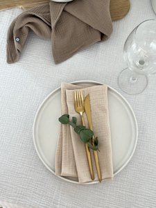 Servietten aus Musselin (2er Set)