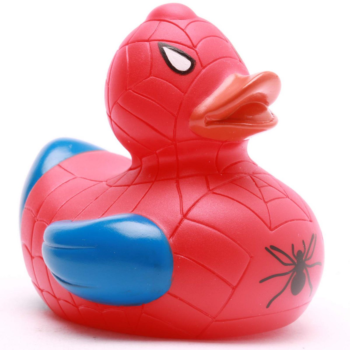 Rubber duck superhero red-blue - rubber duck