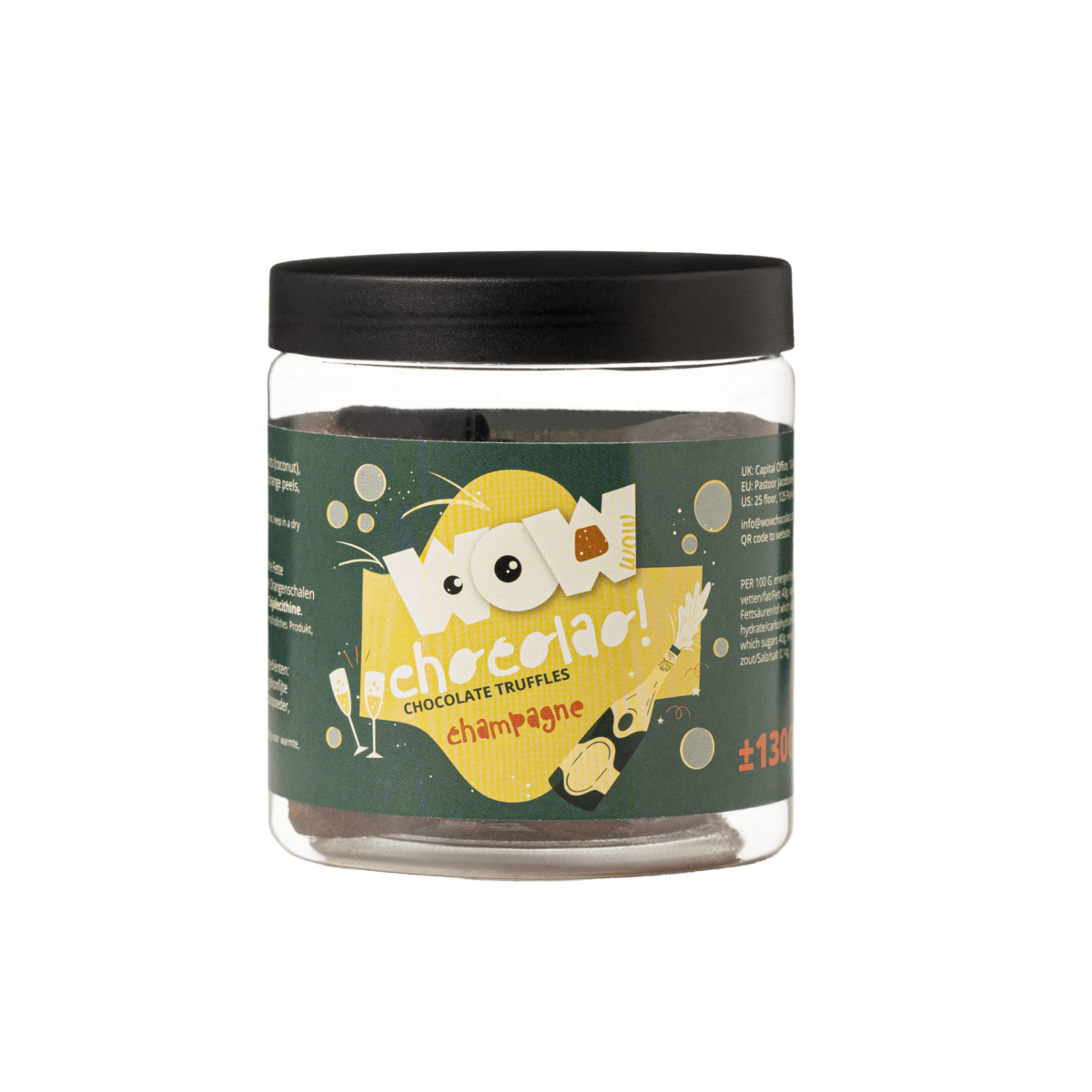Champagne Chocolate Truffles - Gifting Jar 130G