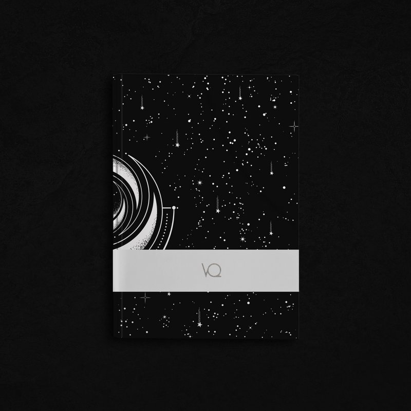 MOON TOTEM LINED Blackout Journal