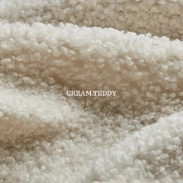 Teddyfleece-Spielmatratze für Kinder – Vanille-Lamm