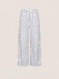 Pantalon de pyjama rayé bleu imprimé Bambi