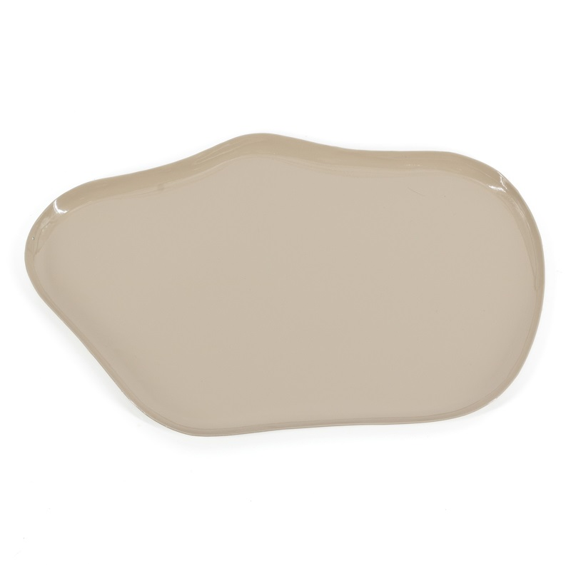 Metal dienblad Kiri glossy sand
