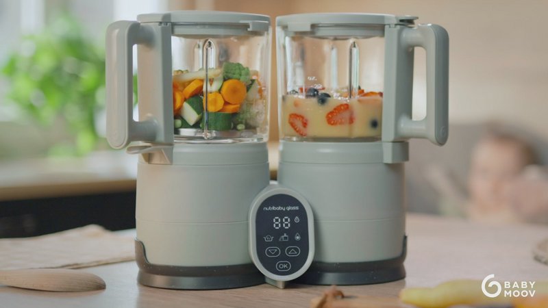 Robot w szybkim tempie - Nutribaby Glass Celadon