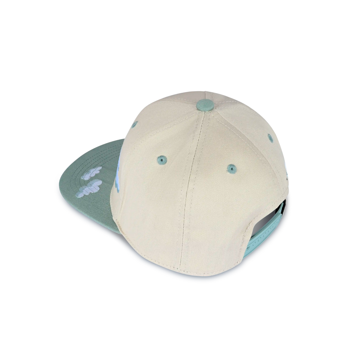 koaa – Den lille muldvarp “Over skyerne” – Snapback beige/blå
