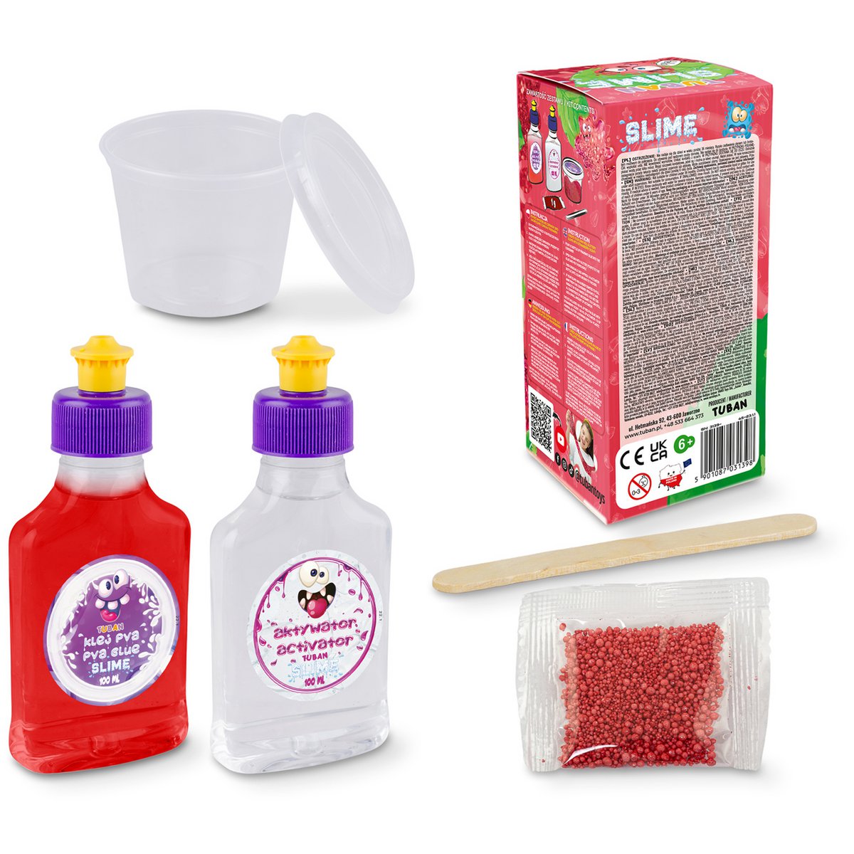 Tuban Slime - DIY Slime Set - Aardbei S