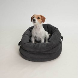 Hundekörbchen Shopper Little Basket Chelsea Cord graphit