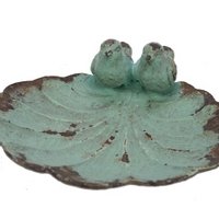 Bowl of birds turq. 11x11x4cm