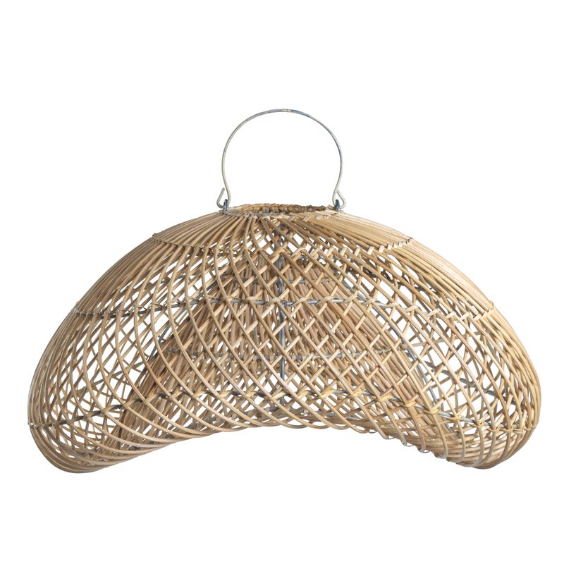 Rattan lampe | Lampeskærm PADMA (2 størrelser)