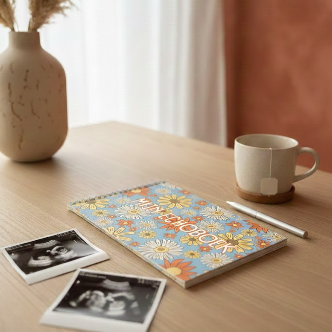 Libro sulla gravidanza - Fiori retrò