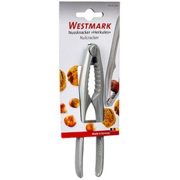  Silver metal nutcracker tool for cracking open single type nuts.