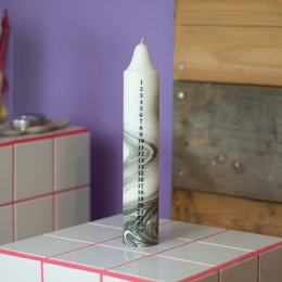 Adventskerze Marmor, Weihnachtskalender