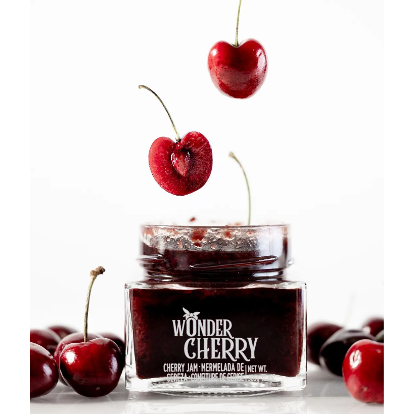 Bio Gourmet Cherry Jam med 85% frugt, 305 g
