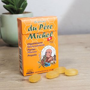 FATHER MICHEL'S CANDY - SORE THROAT - HONEY CANDY - 135G