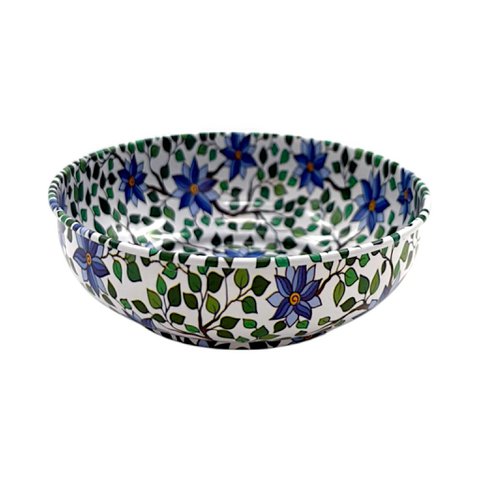 Metalen kom - bloem 1 - medium - 9 cm