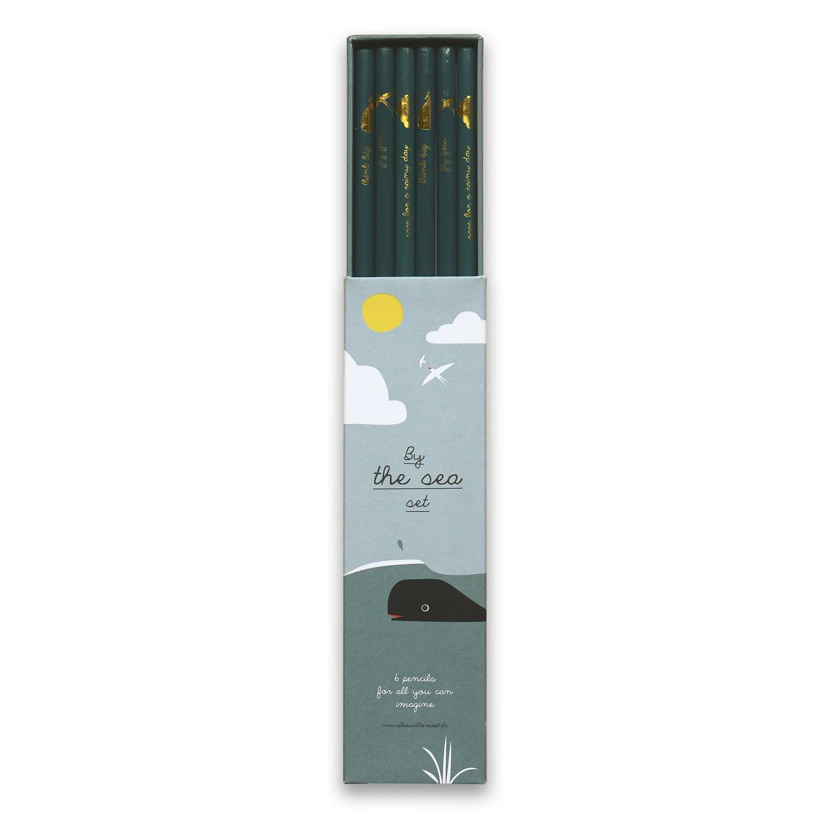 Sea pencils set