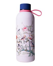 Water bottle forest birds pink
