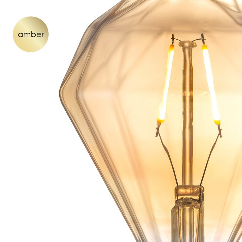 Home Sweet Home Led Diamond E27 D95 2W 180Lm 2700K Amber