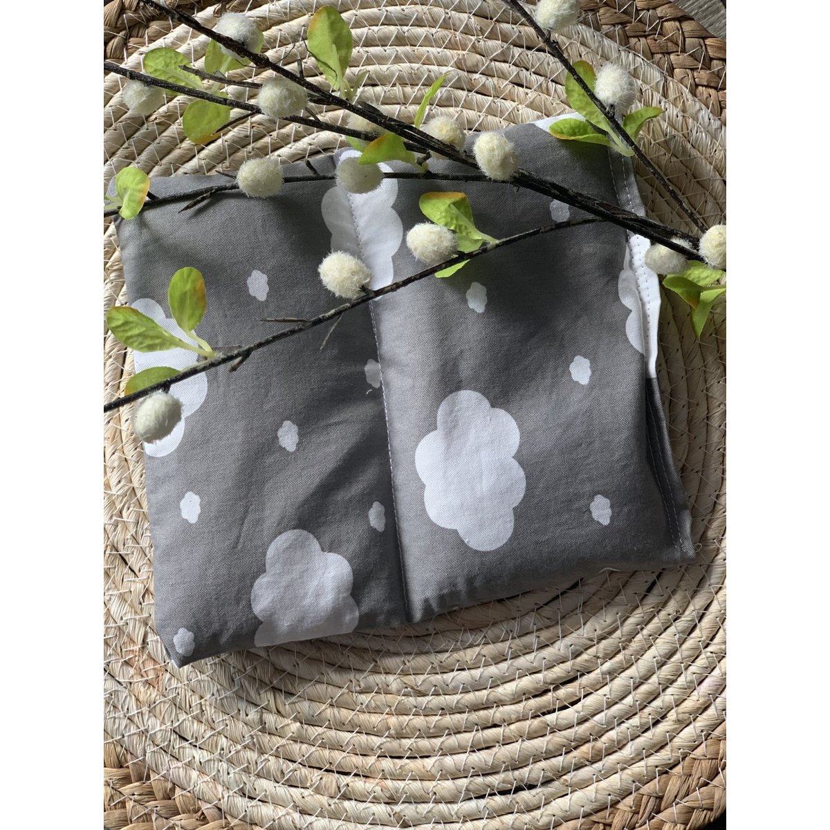 sac de grains de blé pour bébé "nuage"