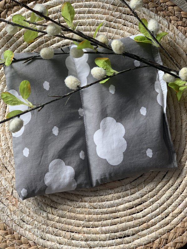 bolsa de granos de trigo baby "nube"