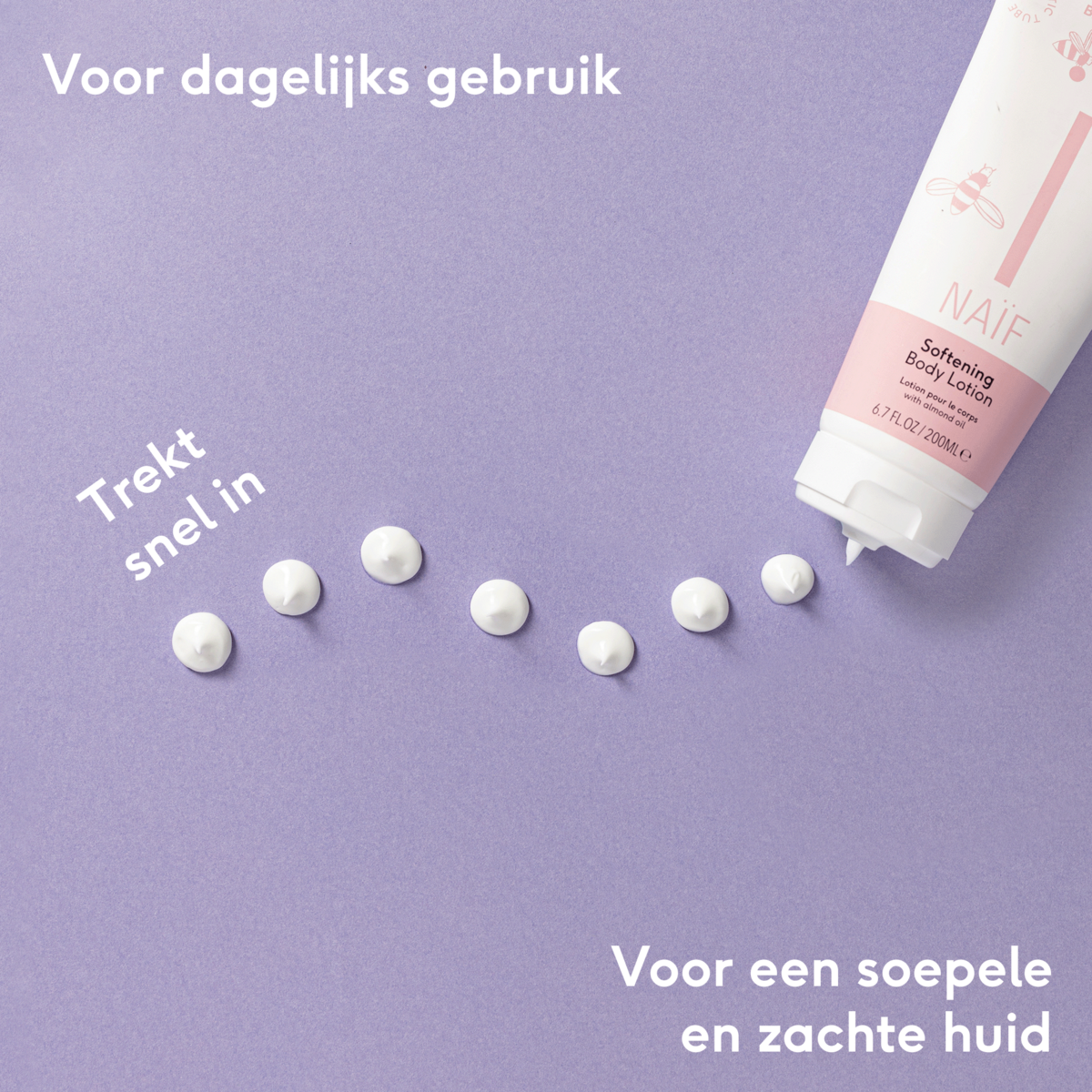 Naïf Verzachtende Bodylotion voor Baby & Kids 200ml