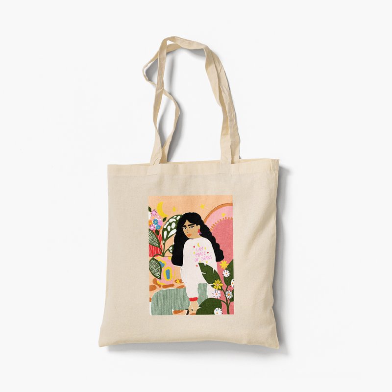 Sono fatto di stelle - Borsa tote organica