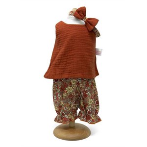 Tunic Set coral red 29-32cm