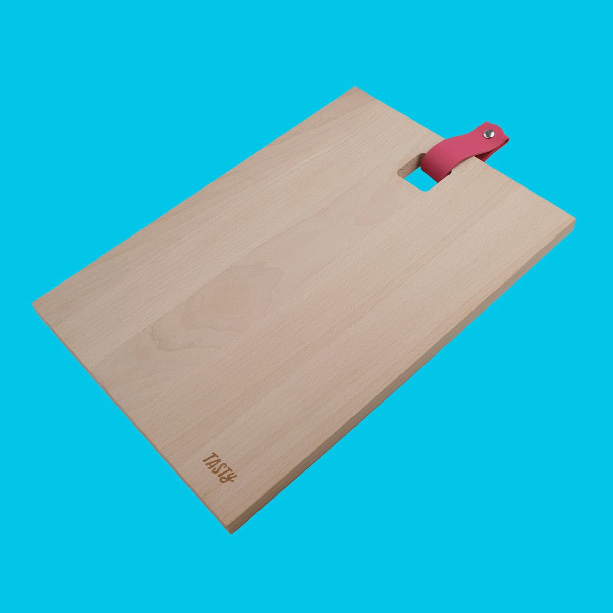 Rechteckiges Holzschneidebrett 35 x 25 cm Tasty Green