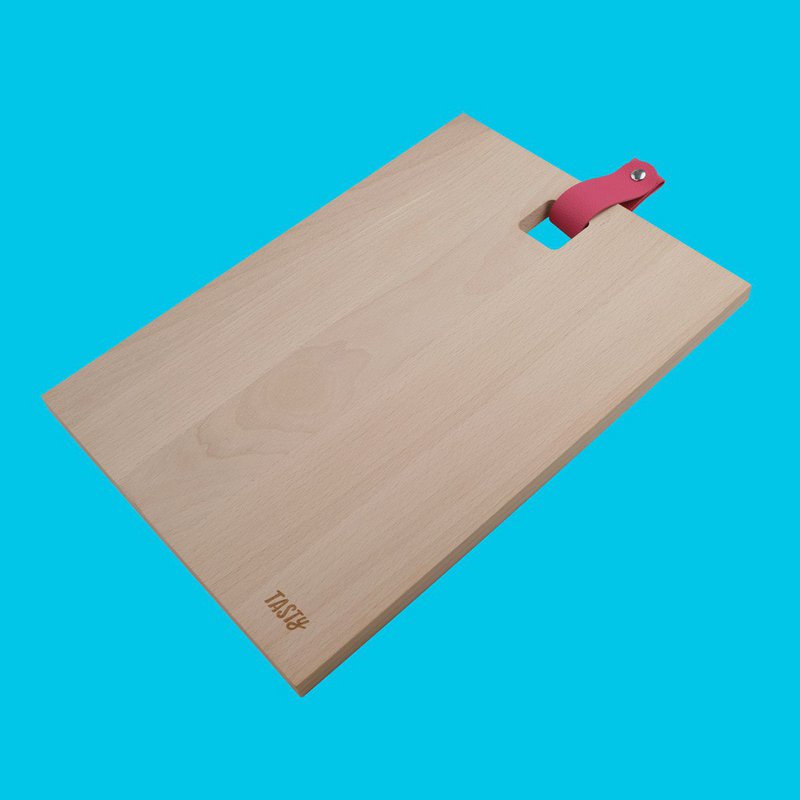 Rektangulært skærebræt i træ 35 x 25 cm Tasty Green