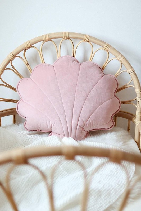 "Soft Pink" Velvet Shell Pude