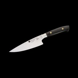 Couteau de chef KATAHIRO KUBOTA Sense 6 pouces en damas et manche en ébène