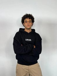 Felpa con Cappuccio 460g Boxy Fit War — Streetwear Made in Italy | Horda Brand