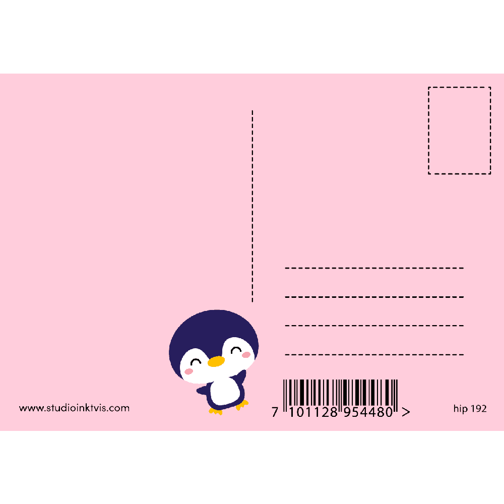 Ice cream with penguin