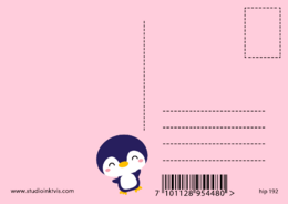 Ice cream with penguin