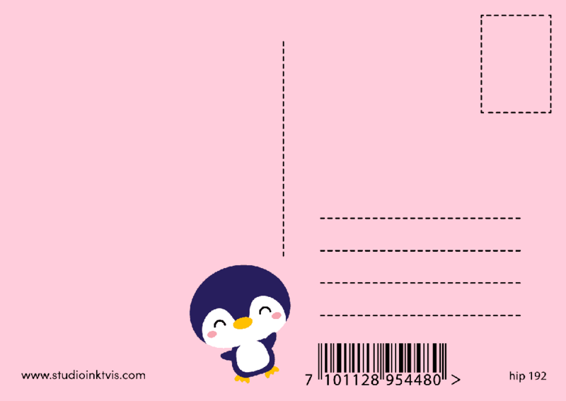Ice cream with penguin