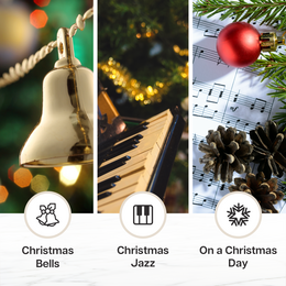Melodiez Christmas noises with sensor - box incl. Batteries and 4 Christmas numbers and a greeting Santa