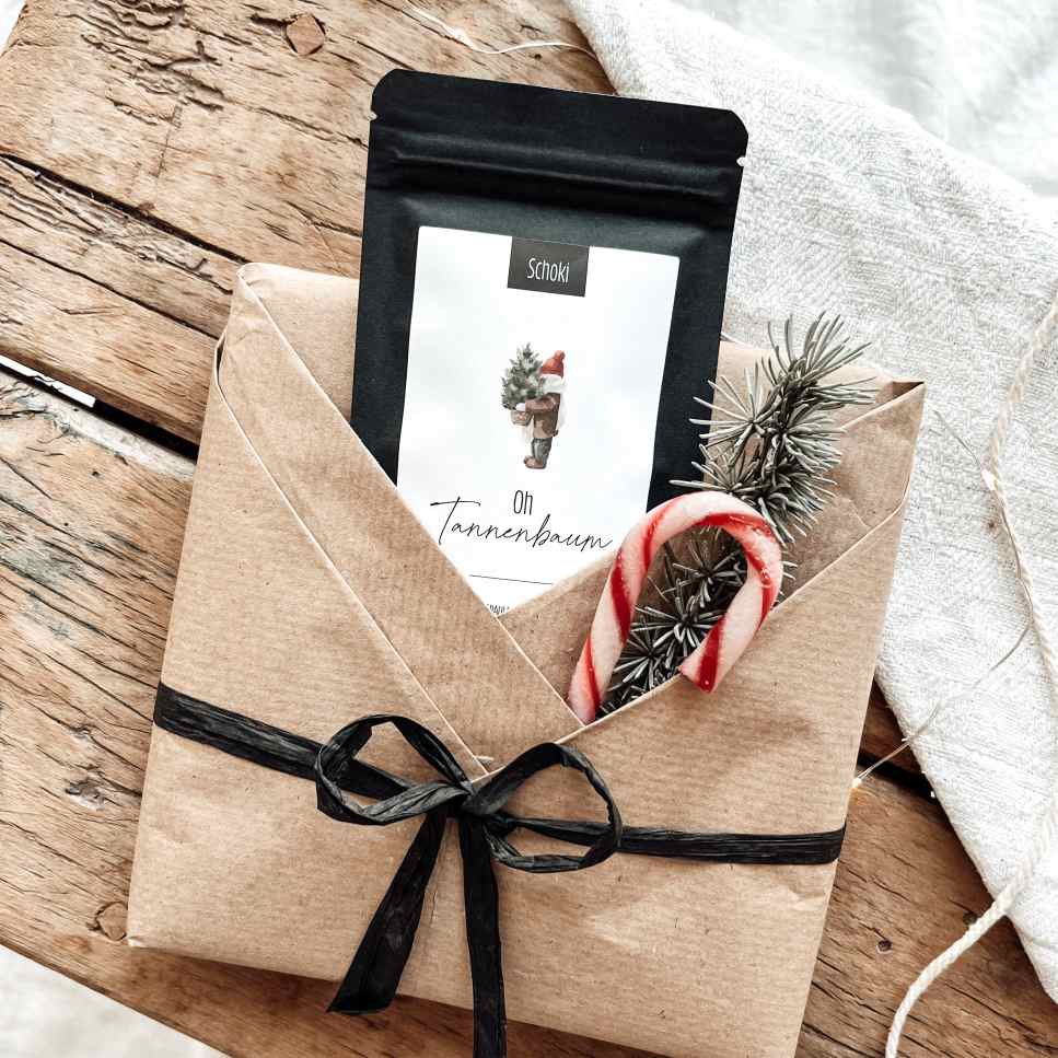 CHOCOLATE DROPS | Christmas tree | mini bag of whole milk