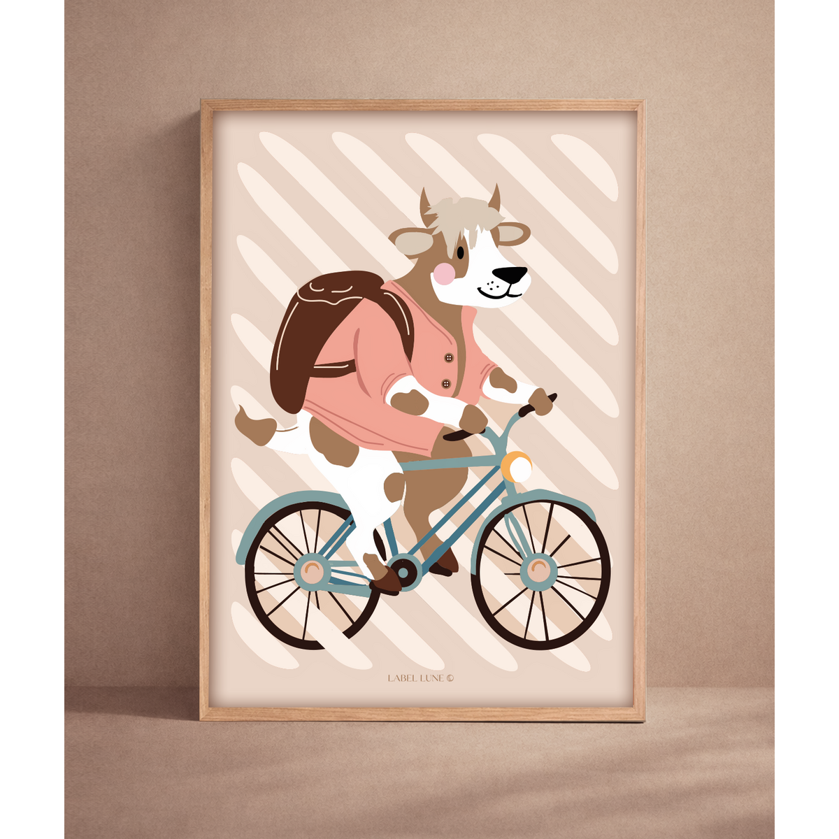 Poster Kinderzimmer - Koetje Suusie Nutztier