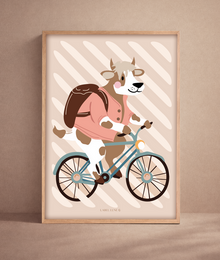Affiche chambre d'enfant - Koetje Suusie animal de la ferme