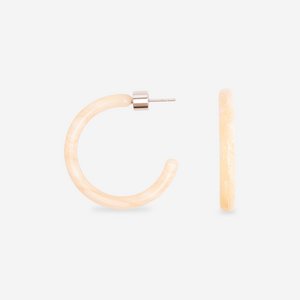 Earring - Loop Macadamia