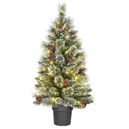 Artificial Christmas tree illuminated by Vandans Groen